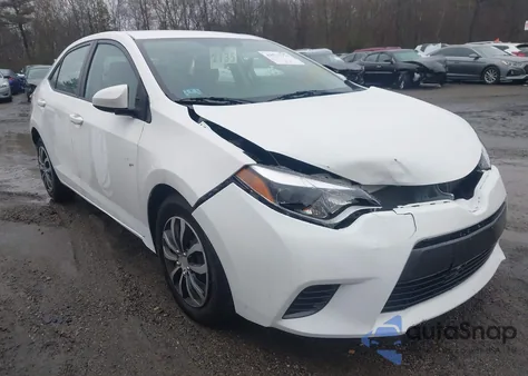 2015 Toyota Corolla Le z USA, uszkodzony, nr VIN 2T1BURHE3FC383092